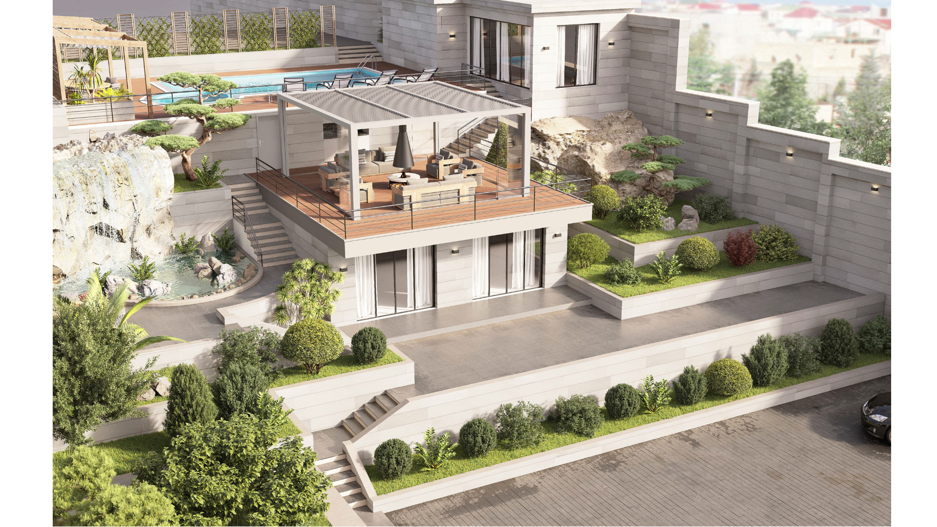 Naradaran İki mərtəbəli Villa